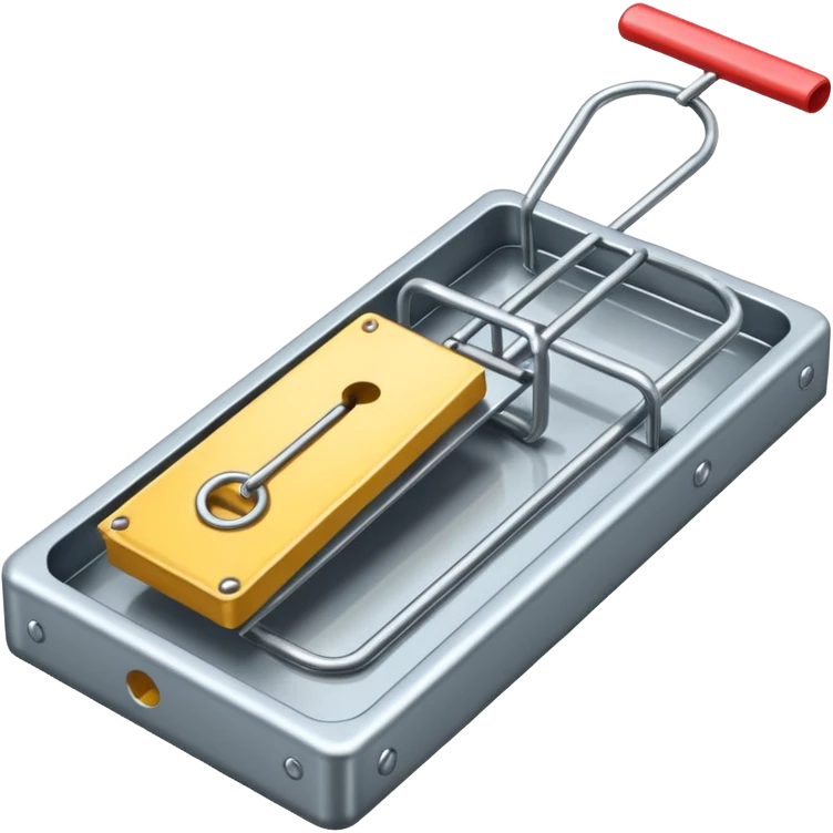 Mouse trap emoji