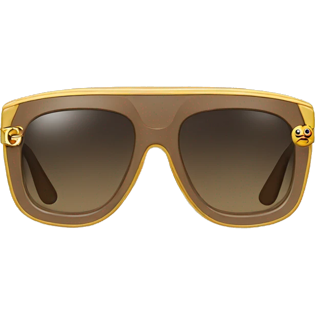 Gucci sunglasses emoji