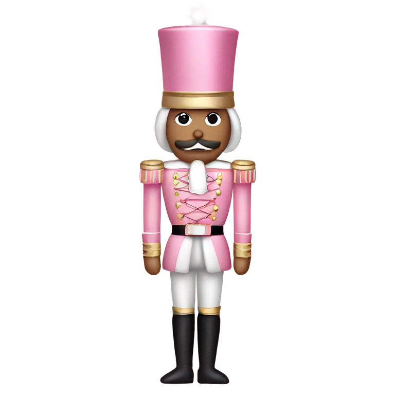 Light pink nutcracker emoji