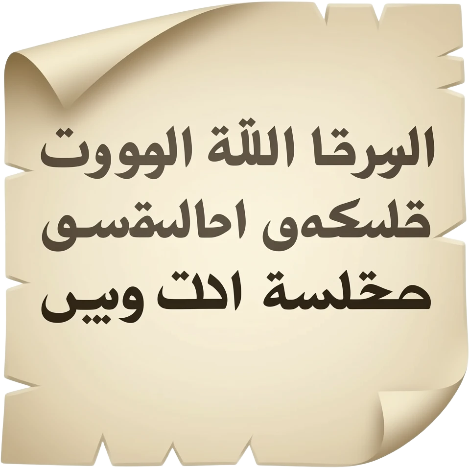 A piece of paper industries of paper this thing written Arabic ألبرتا كلنا إله العراق صدام لأننا صدام صريح emoji
