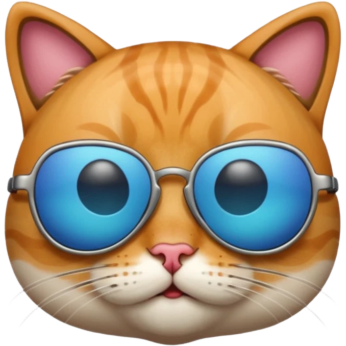 Cat wearing sunglasses emoji