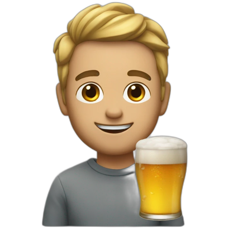 crack open a cold one with the boys emoji