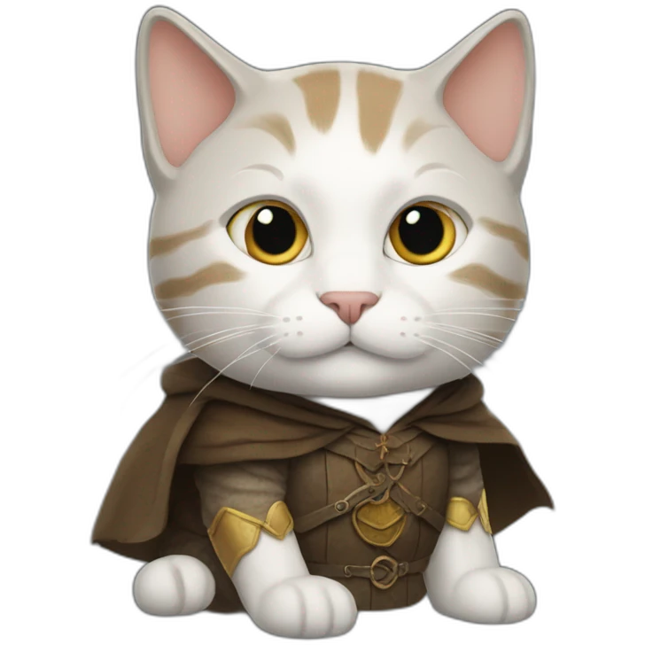 cat in a lord of the rings costume emoji