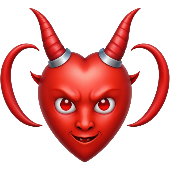 heart with devil horns emoji