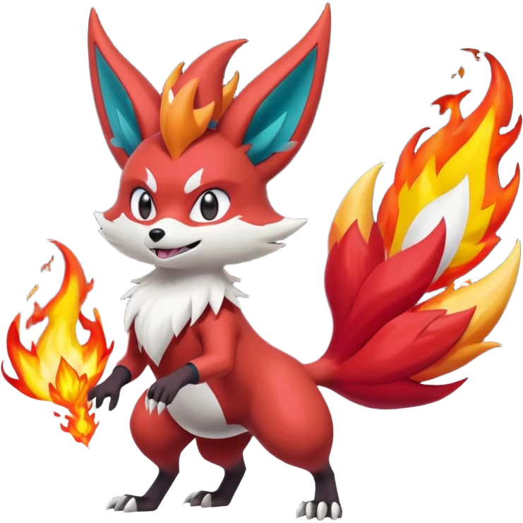 Braixen-Combusken-Zoroark-fusion emoji