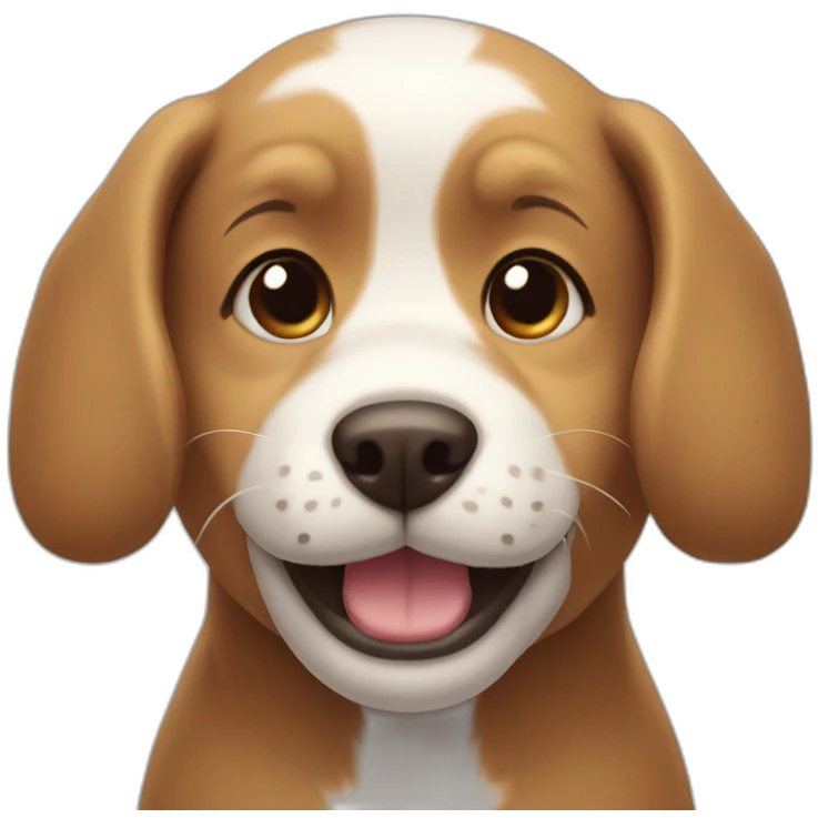 cute-dog-smile emoji