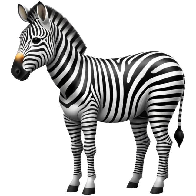 A zebra emoji