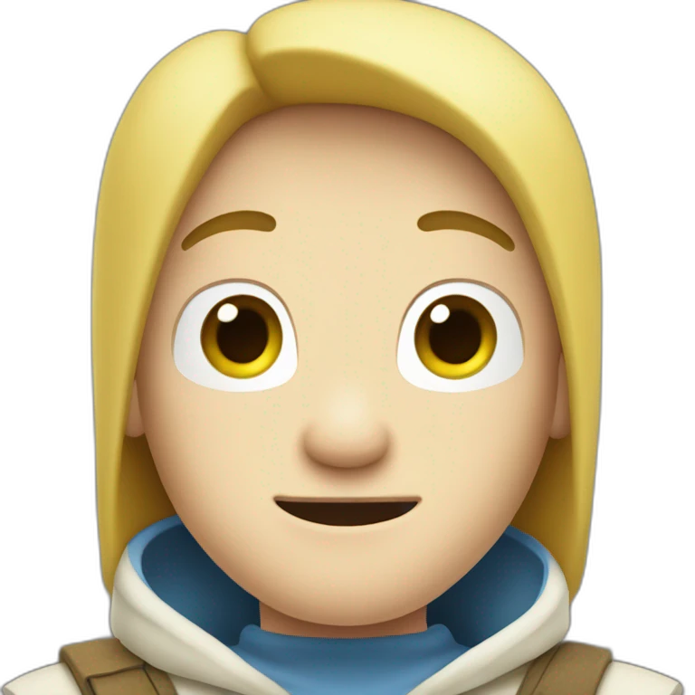 Finn the human from adventure times emoji