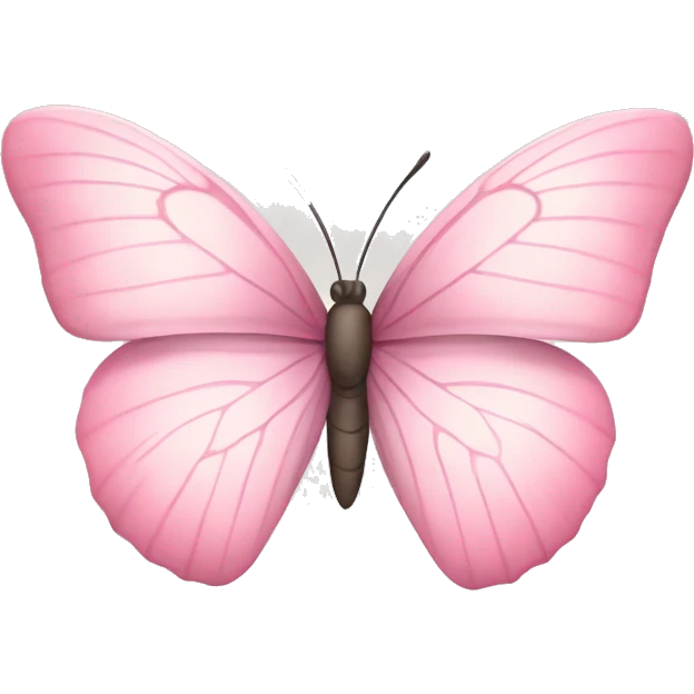Light pink butterfly  emoji