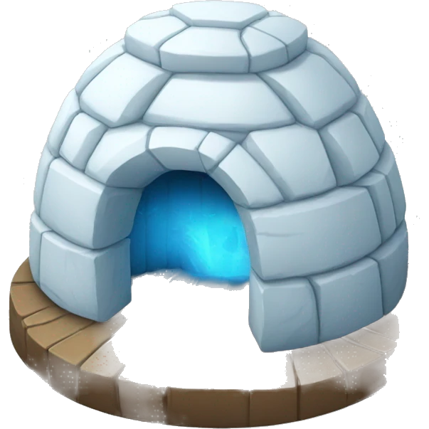 igloo + superhero emoji
