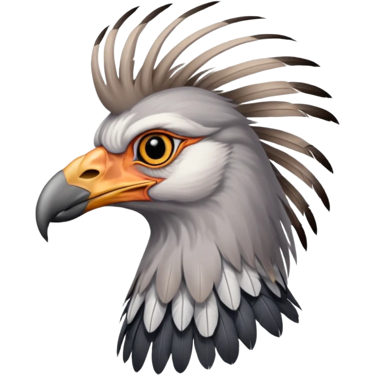 Secretary 
bird emoji