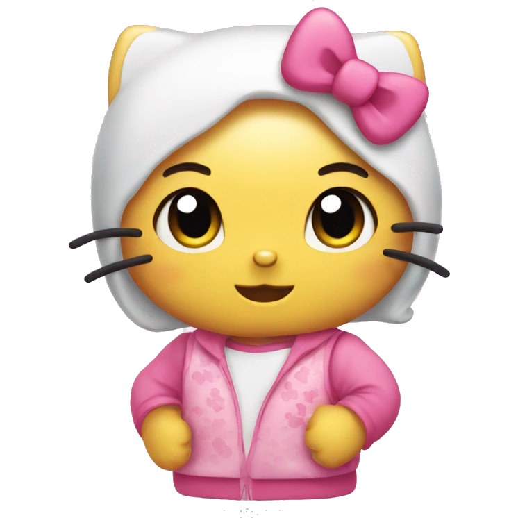Hello kitty cute emoji