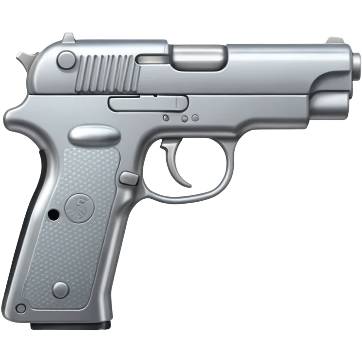 silver gun emoji