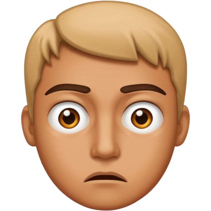 Annoyed confused emoji