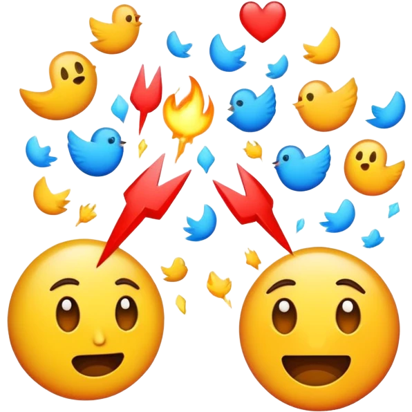Una guerra entre emojis emoji