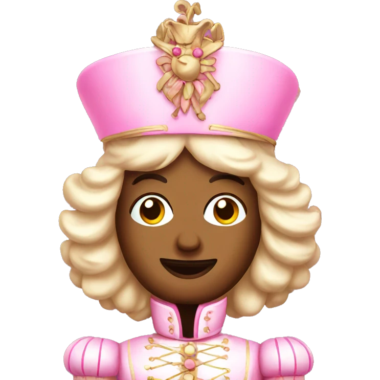 Pink nutcracker  emoji