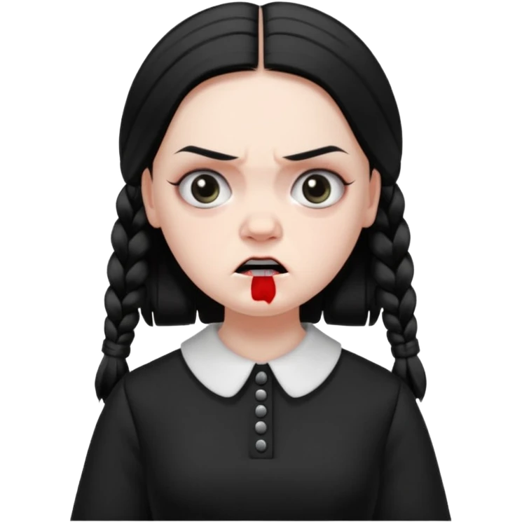 Angry Wednesday  emoji