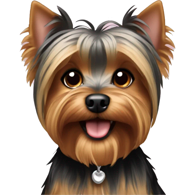 Yorkie terrier dog emoji