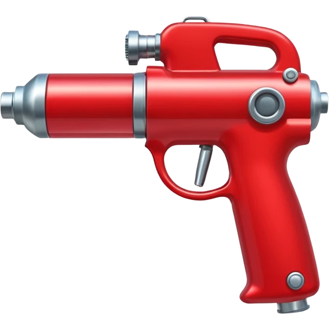red Spray Gun emoji