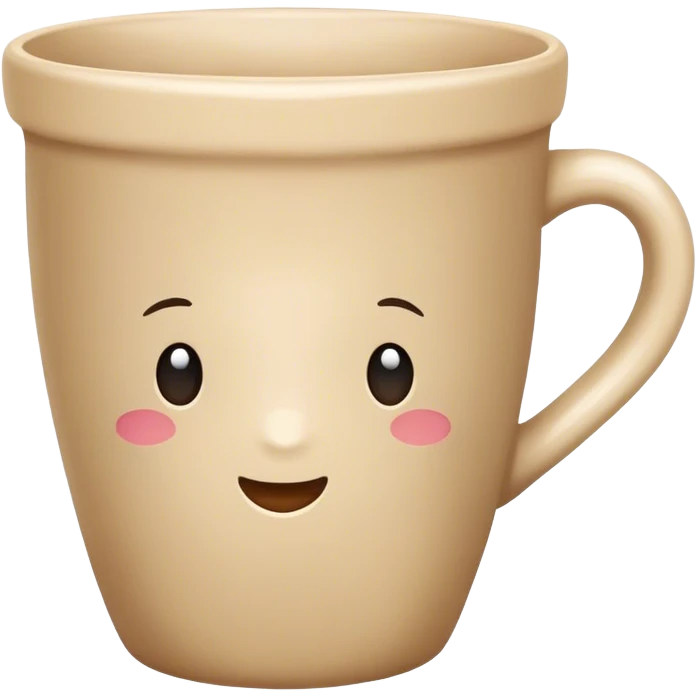 Beige cup emoji