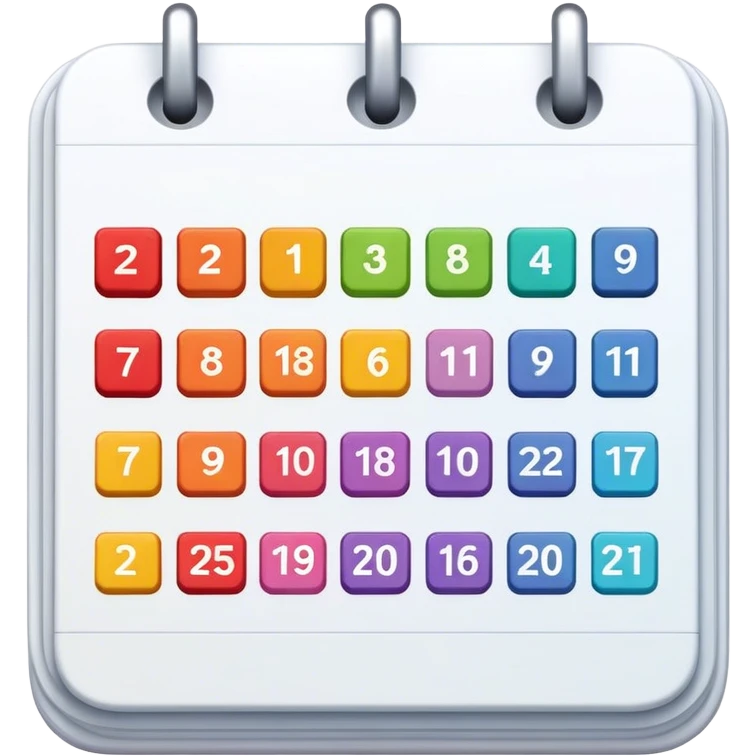 Calendar emoji