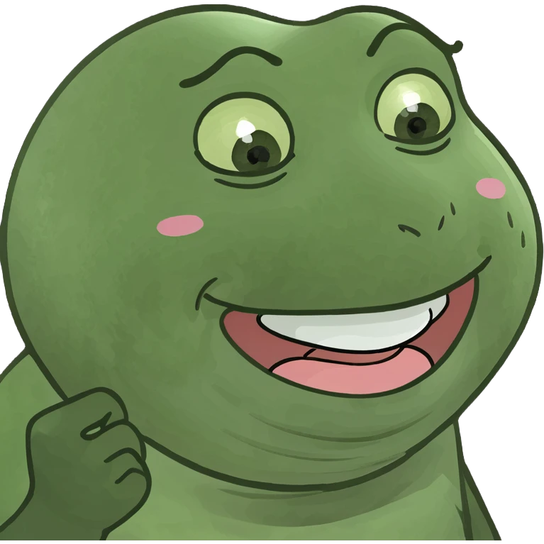 Holding laugh with big cheeks  emoji