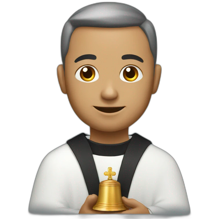 Priest with bell emoji