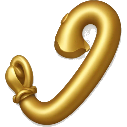Golden hook emoji