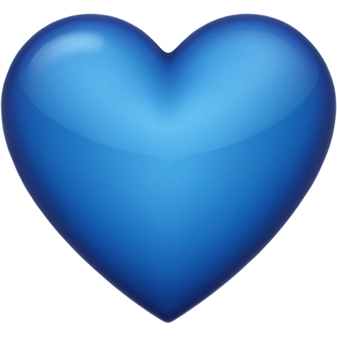 Dark blue heart  emoji