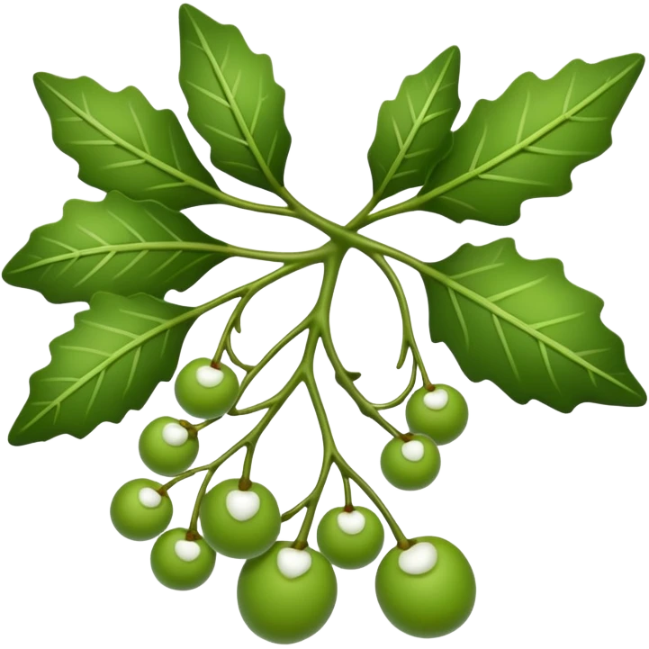 mistletoe  emoji