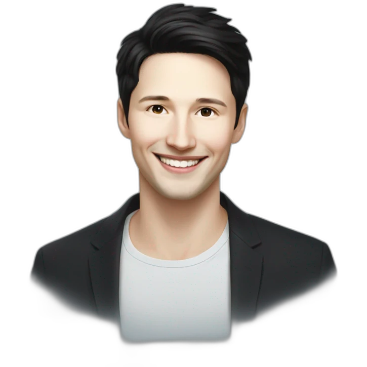 Pavel Durov smiling emoji