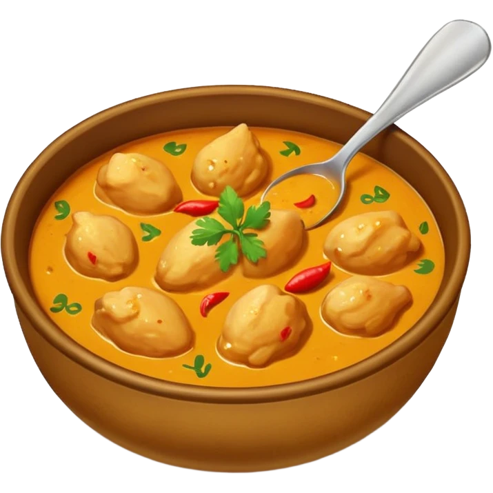 Chicken curry emoji