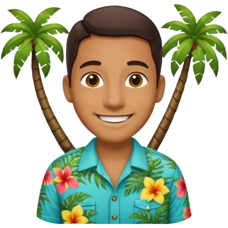 island tour guide-translator emoji
