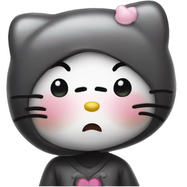 Hello kitty sad emoji