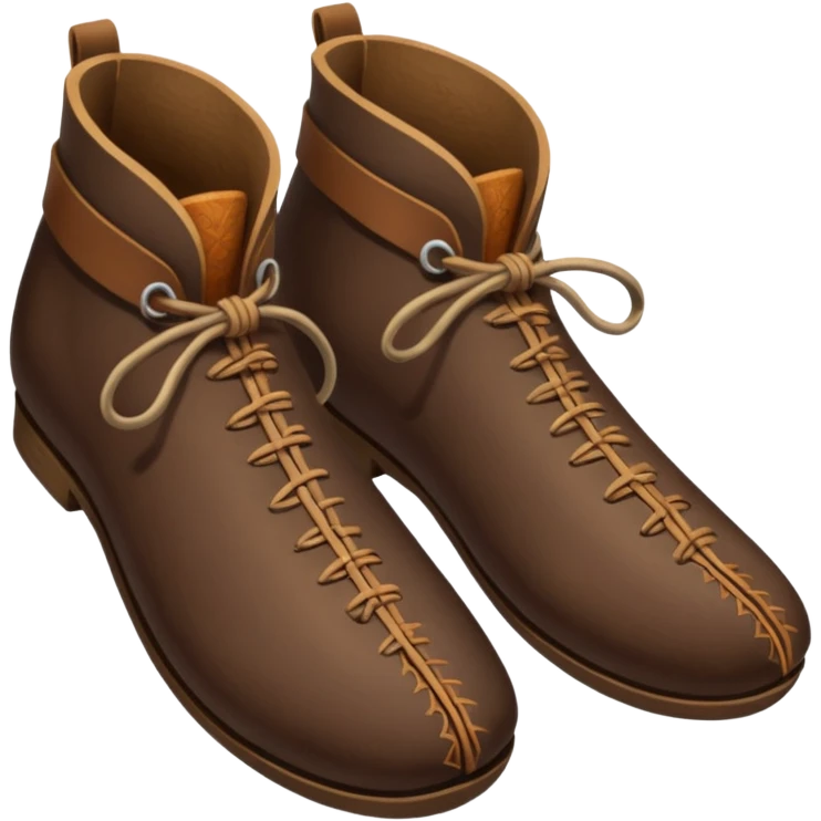 ancient mongolian shoes emoji