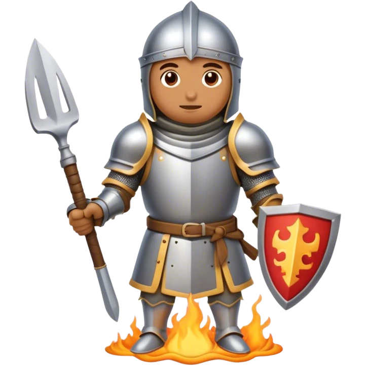 Knight is cooking emoji