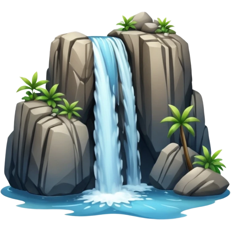 Waterfall emoji