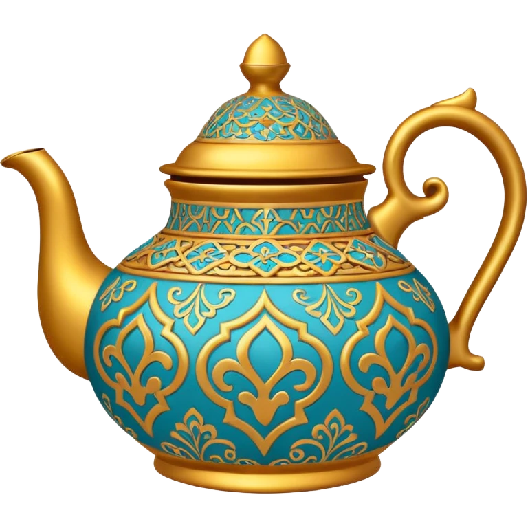 moroccan style ornamented teapot emoji