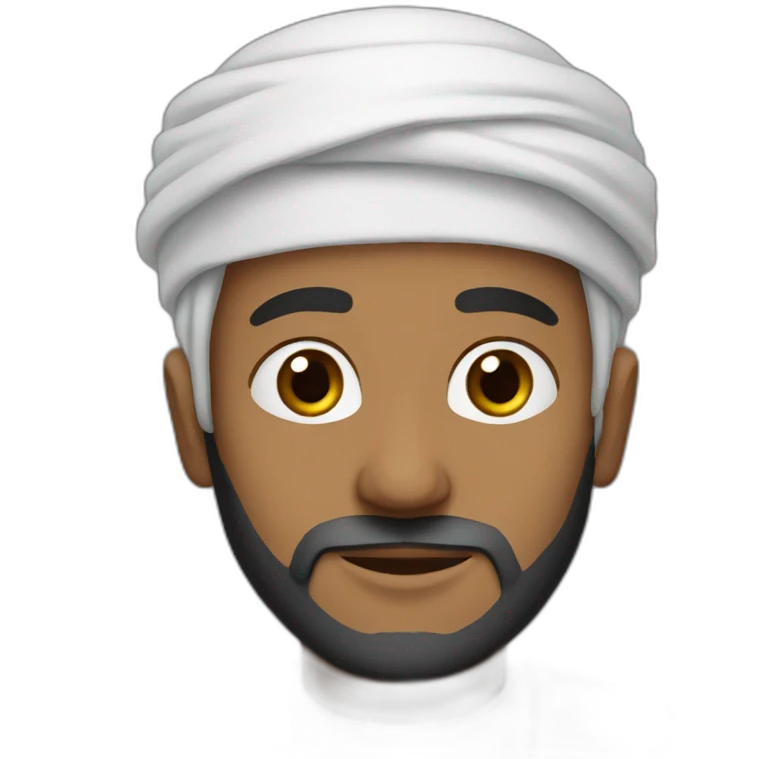 A Muslim man emoji