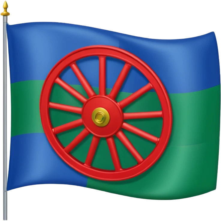 Цыганский флаг emoji