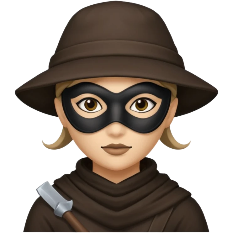 thief, hat, thief mask, thief dress. emoji