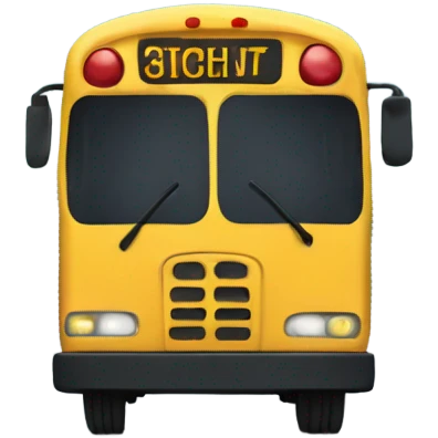 A really long bus emoji emoji