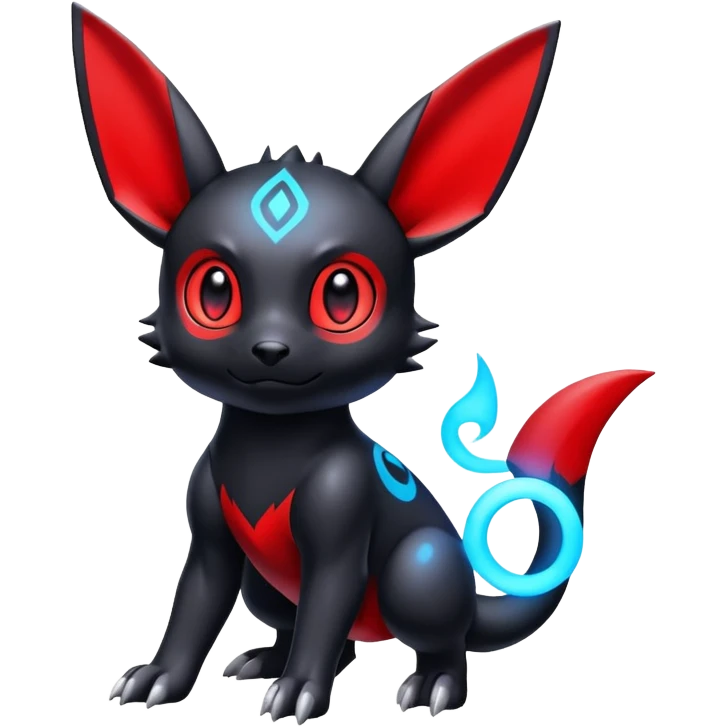 Guilmon-Umbreon-hybrid emoji