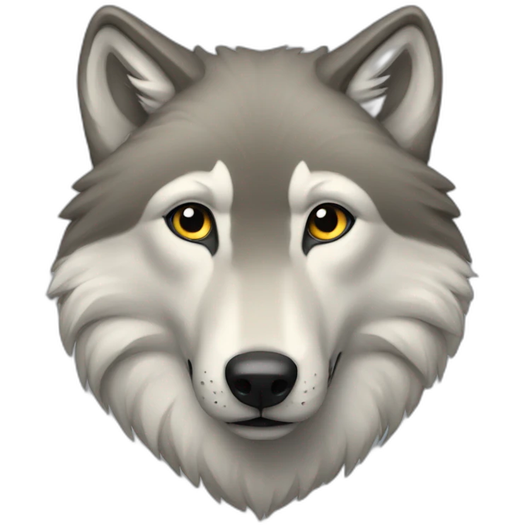 Un. Loup emoji