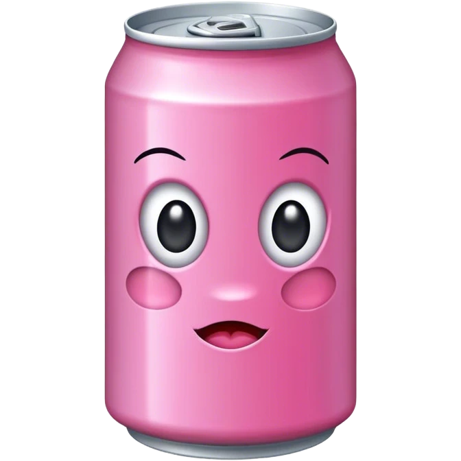 pink soda can emoji