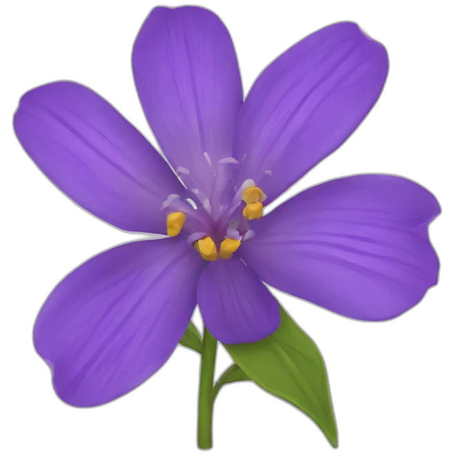 Purple flower emoji