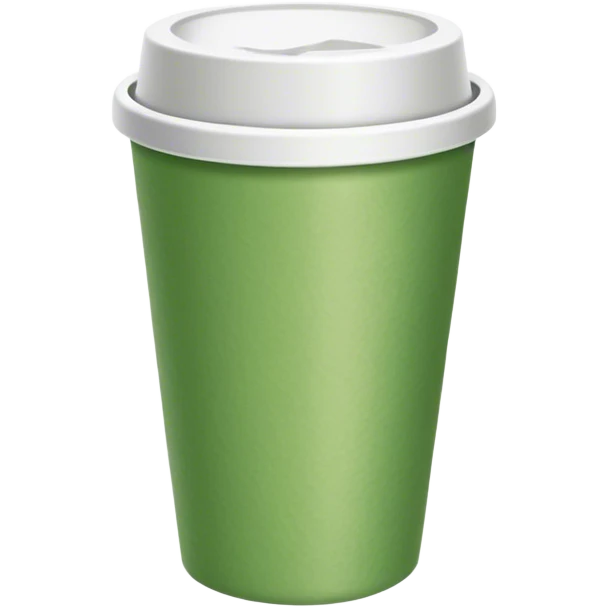 green paper small cup emoji