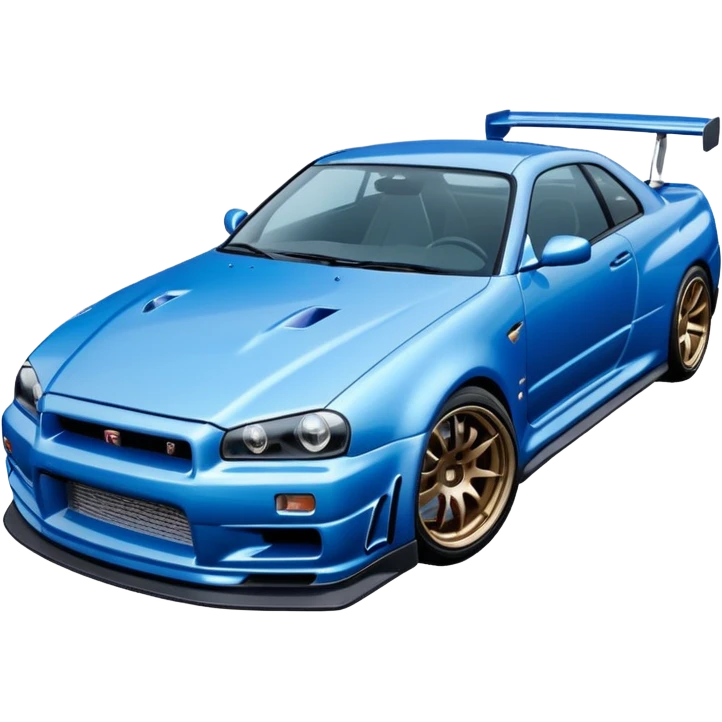 Brian o Connor com GTR R34 emoji