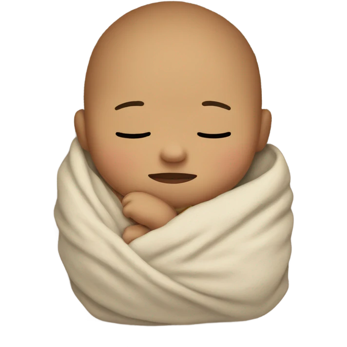 Sleeping baby emoji