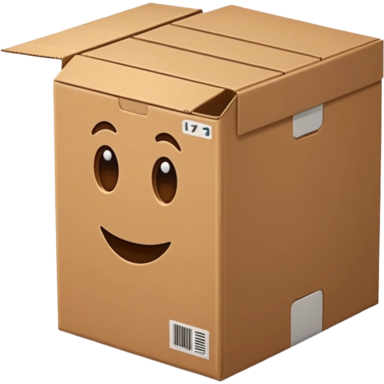 Cardboard box emoji
